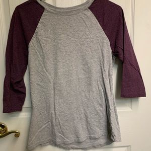 Final sale: Pact Organics 3/4 Sleeve Tee